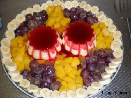 Pudding-fruit Salade